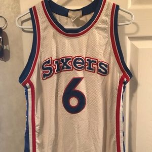 Mens Julius Erving Hardwood Classic 76ers jersey